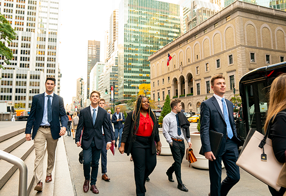 Image of Marist Students in NYC